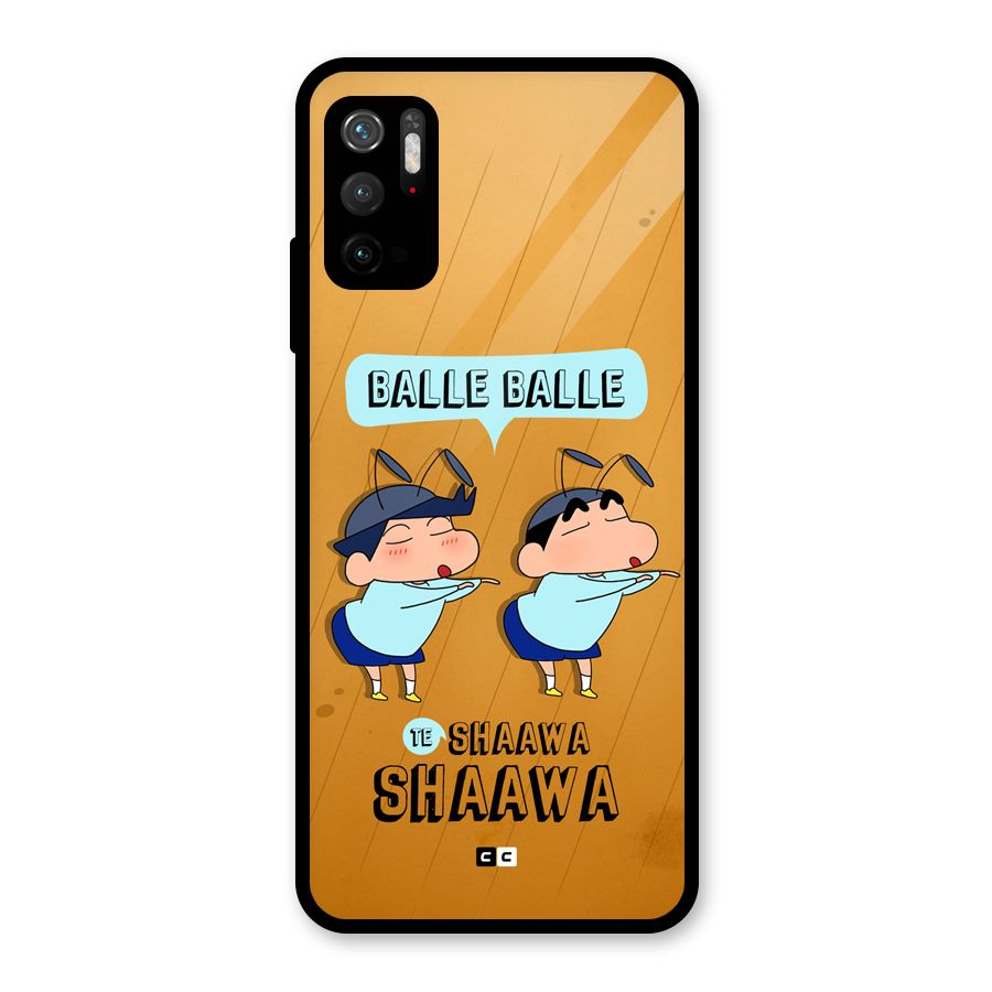 Balle Balle Shinchan Metal Back Case for Redmi Note 10T 5G