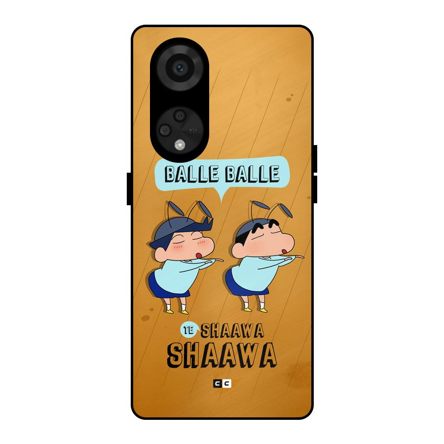 Balle Balle Shinchan Metal Back Case for Reno8 T 5G
