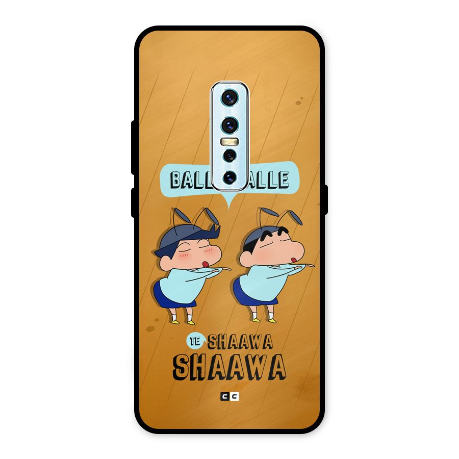 Balle Balle Shinchan Metal Back Case for Vivo V17 Pro