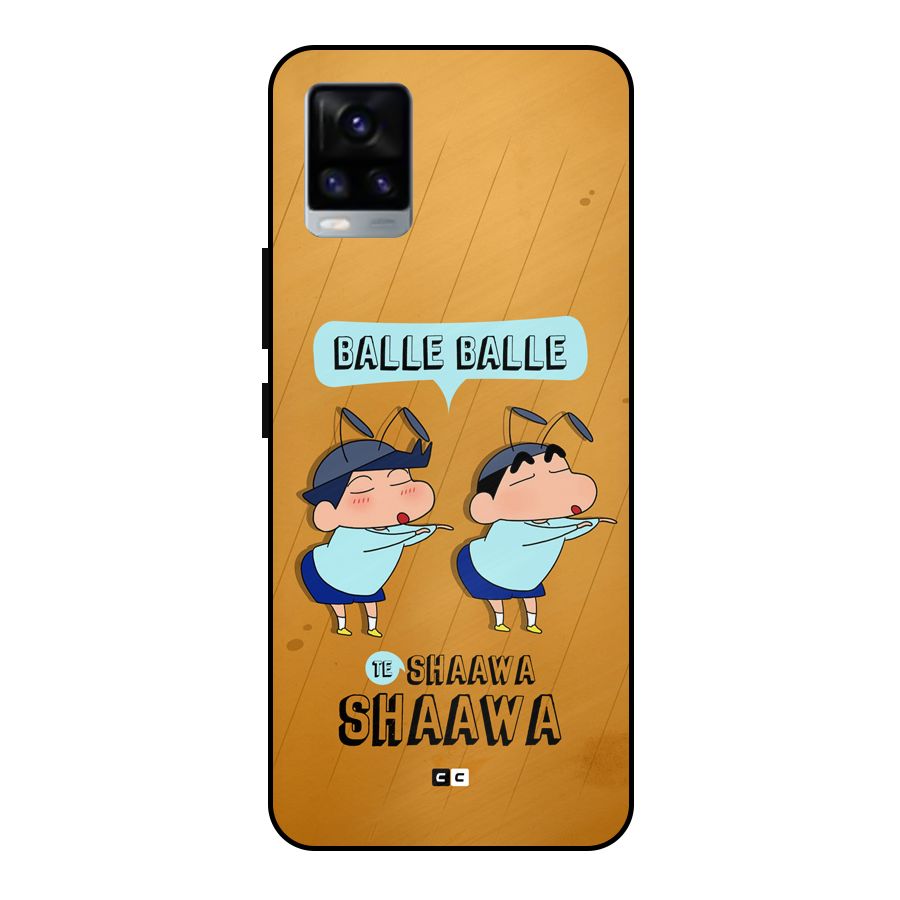 Balle Balle Shinchan Metal Back Case for Vivo V20 2021