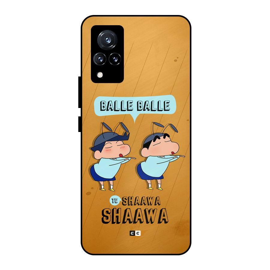Balle Balle Shinchan Metal Back Case for Vivo V21 5G