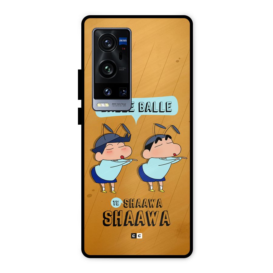 Balle Balle Shinchan Metal Back Case for Vivo X60 Pro Plus