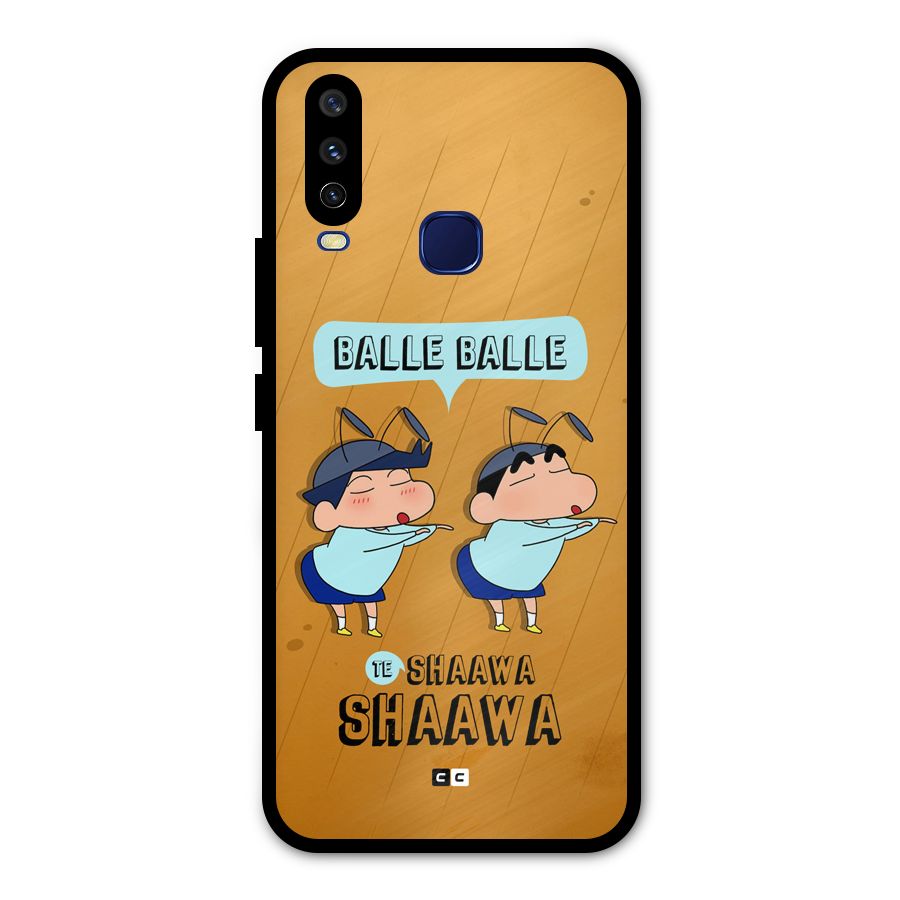 Balle Balle Shinchan Metal Back Case for Vivo Y12