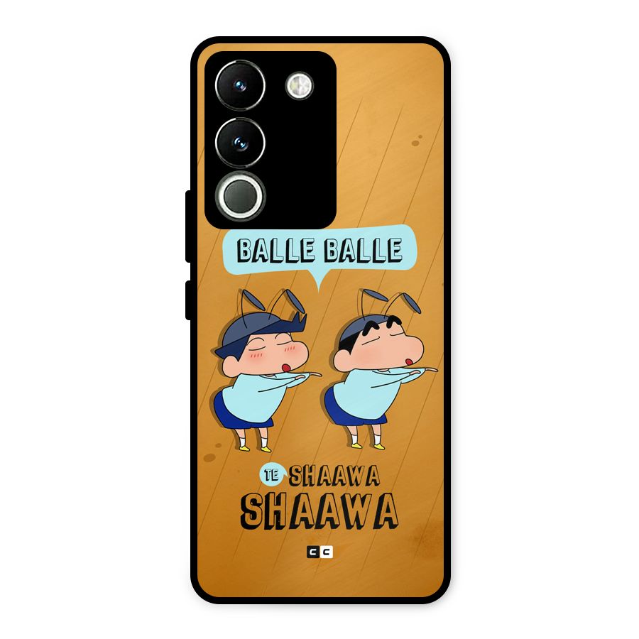 Balle Balle Shinchan Metal Back Case for Vivo Y200