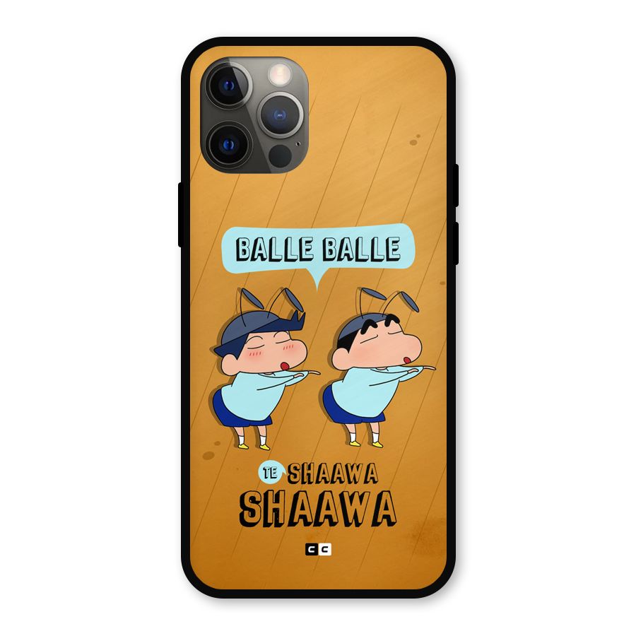 Balle Balle Shinchan Metal Back Case for iPhone 12 Pro