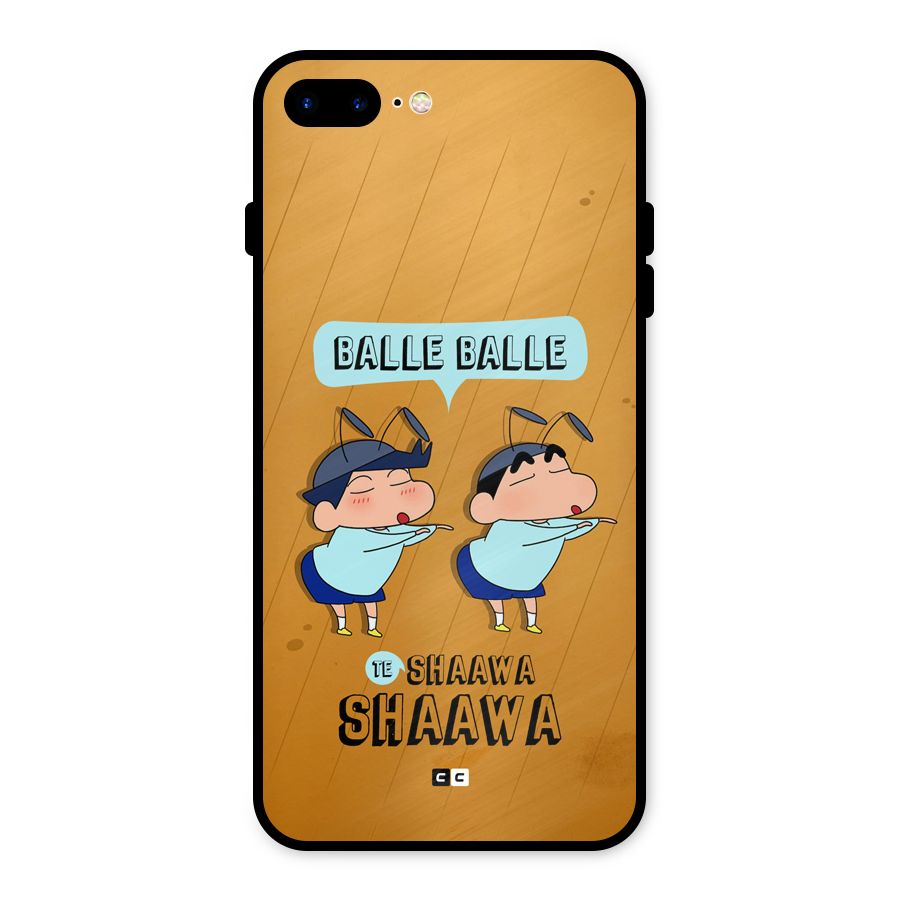 Balle Balle Shinchan Metal Back Case for iPhone 7 Plus