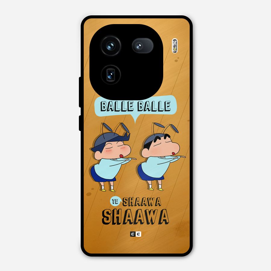 Balle Balle Shinchan Metal Back Case for iQOO 12