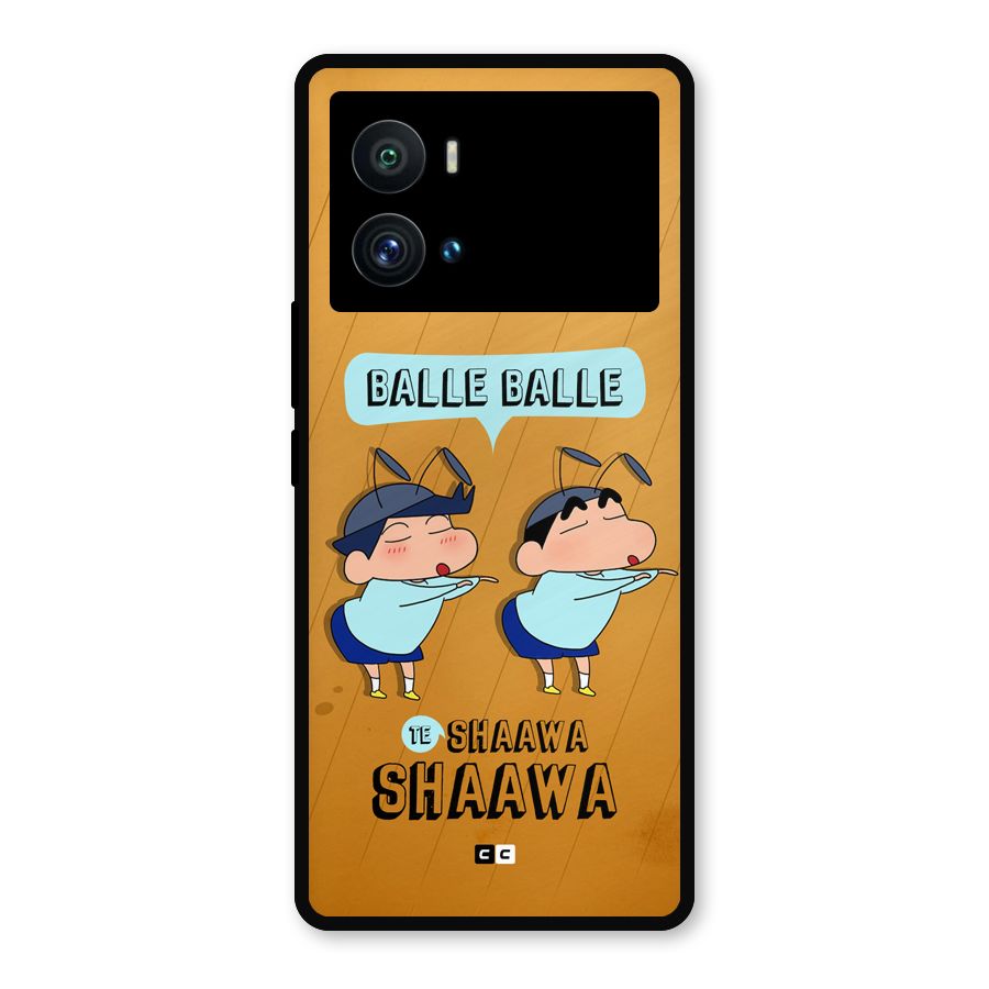 Balle Balle Shinchan Metal Back Case for iQOO 9 Pro