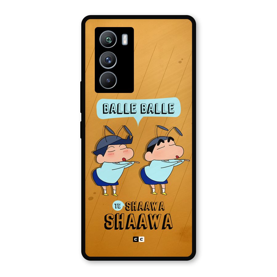 Balle Balle Shinchan Metal Back Case for iQOO 9 SE