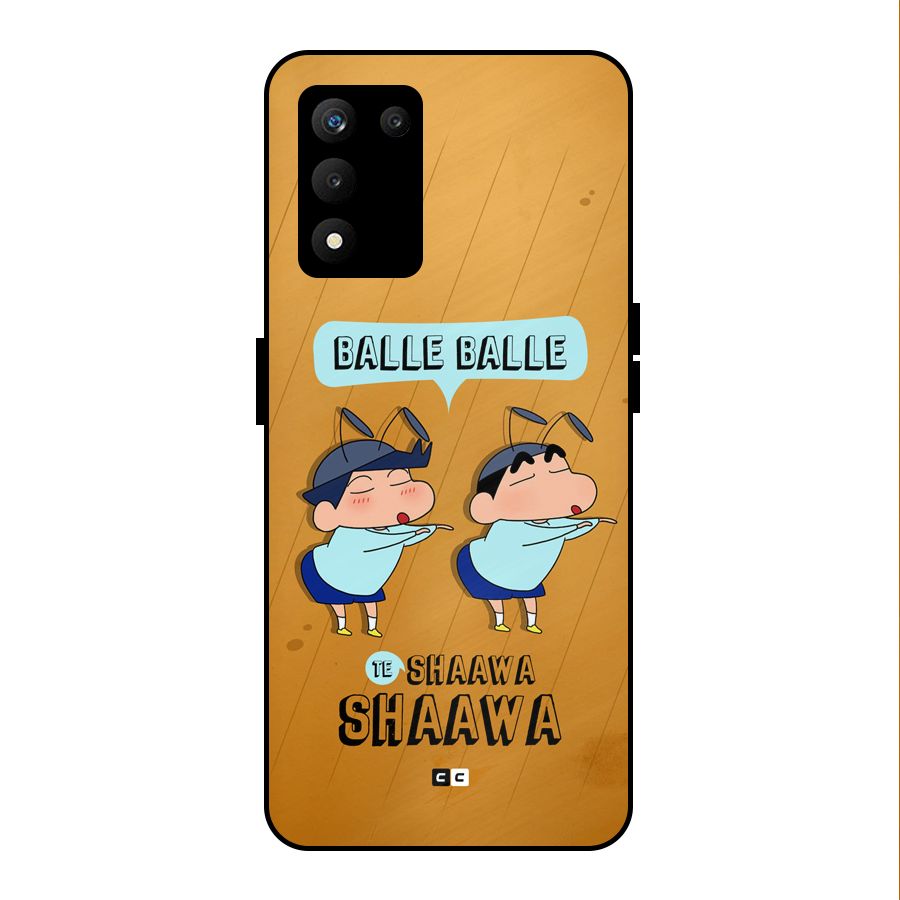 Balle Balle Shinchan Metal Back Case for realme 9 5G SE