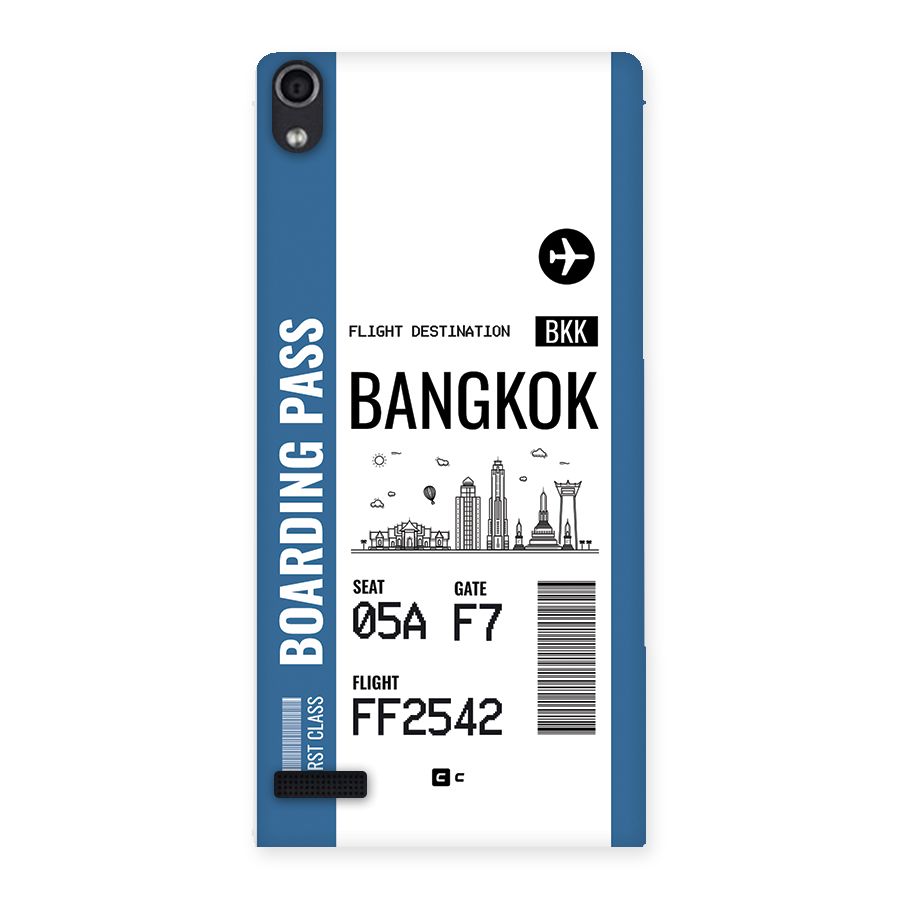 Bangkok Boarding Pass Back Case for Ascend P6