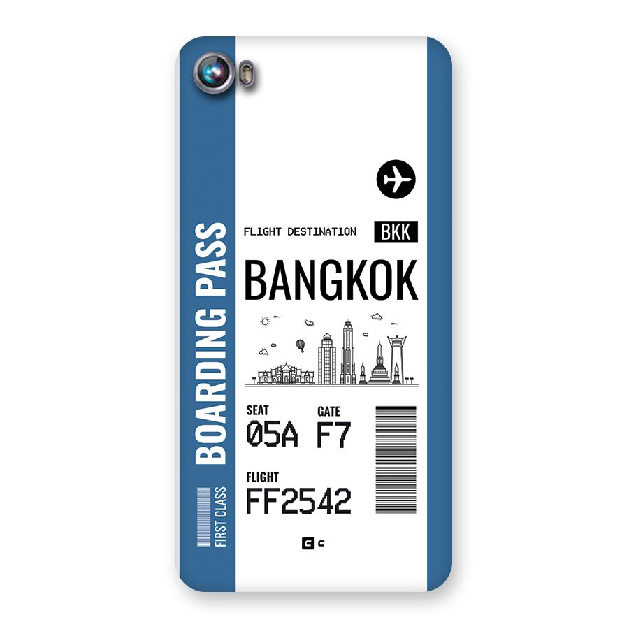 Bangkok Boarding Pass Back Case for Canvas Fire 4 (A107)