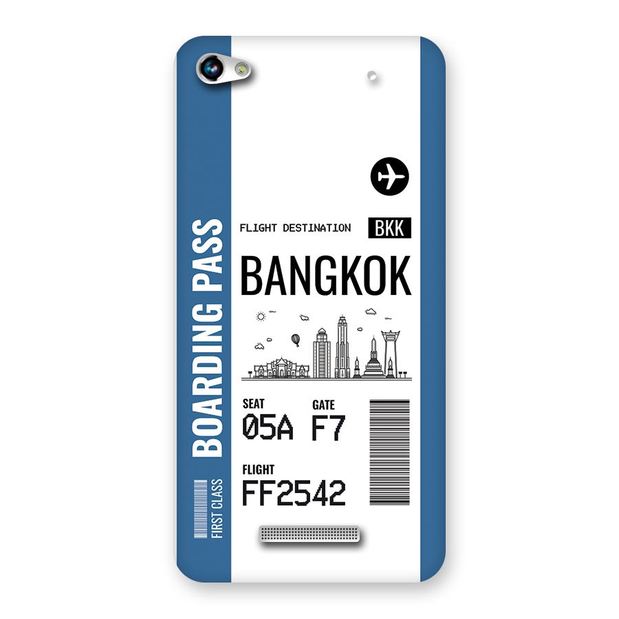 Bangkok Boarding Pass Back Case for Canvas Hue 2 A316