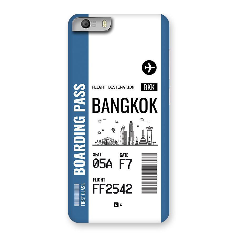 Bangkok Boarding Pass Back Case for Canvas Knight 2