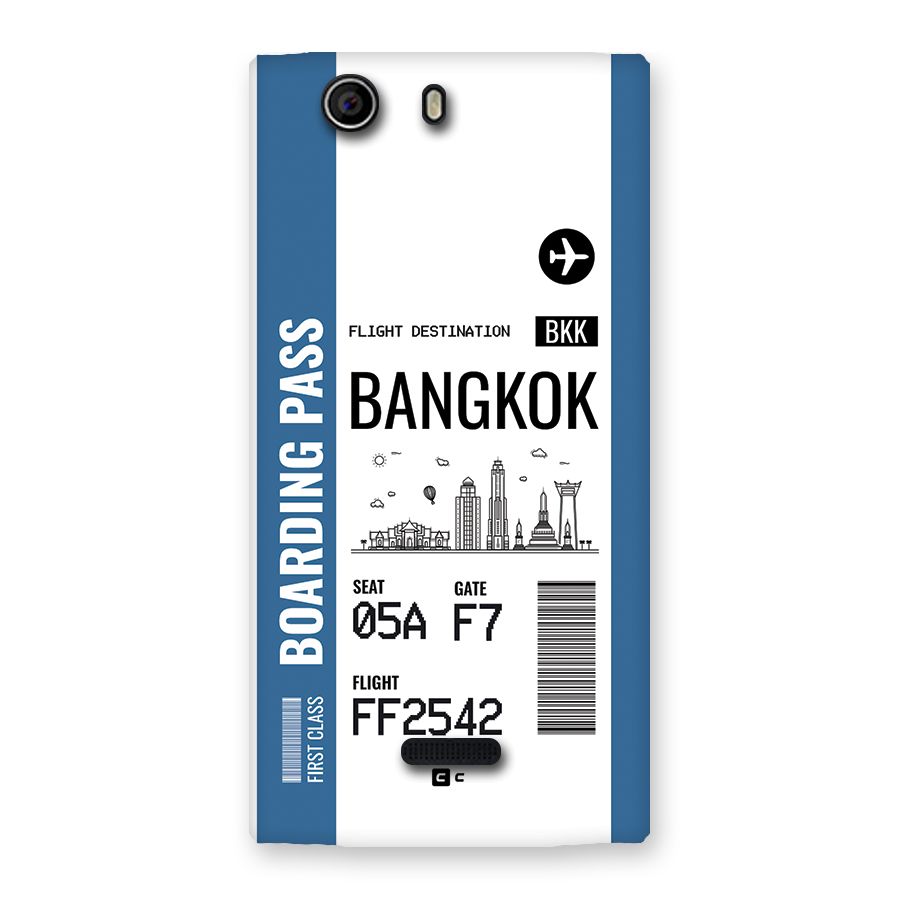 Bangkok Boarding Pass Back Case for Canvas Nitro 2 E311