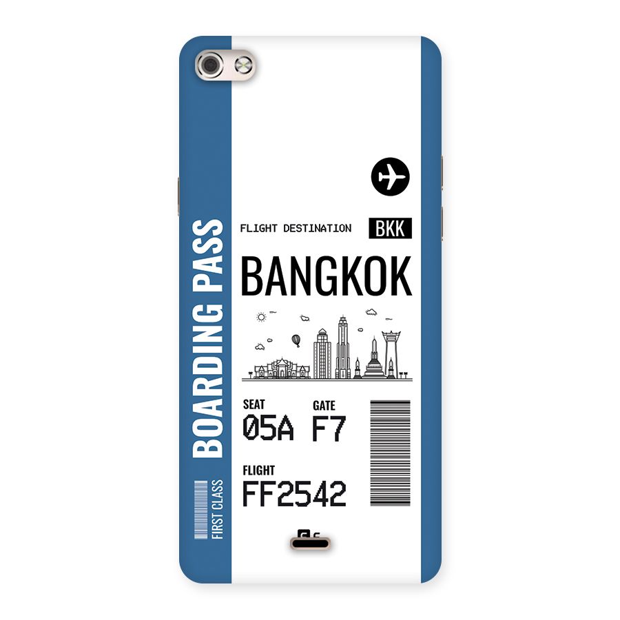 Bangkok Boarding Pass Back Case for Canvas Silver 5