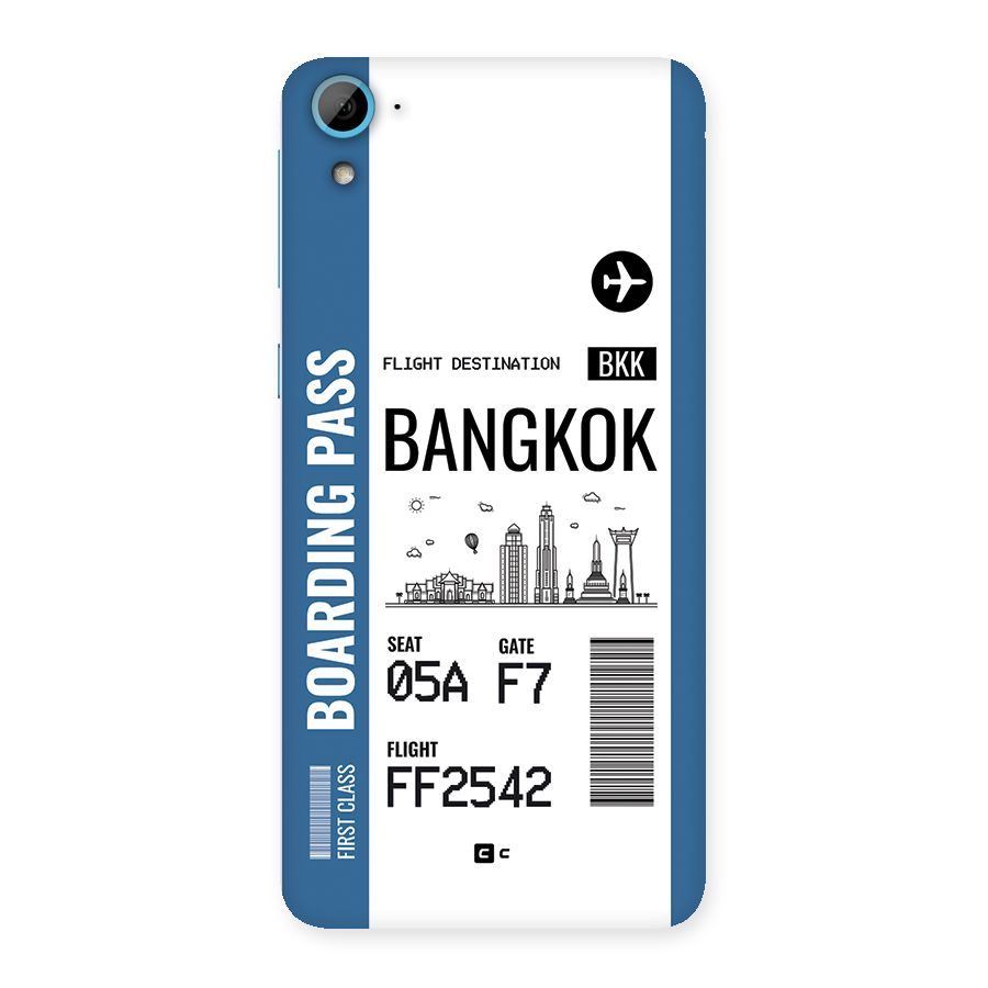 Bangkok Boarding Pass Back Case for Desire 826