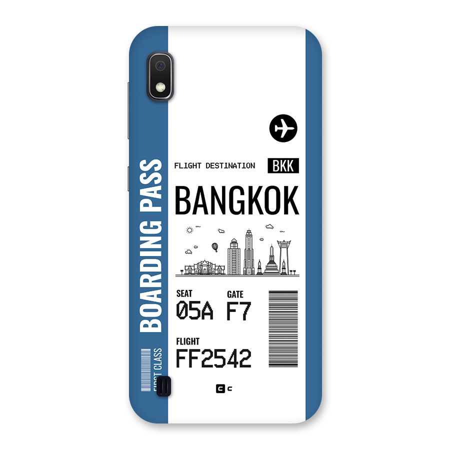 Bangkok Boarding Pass Back Case for Galaxy A10