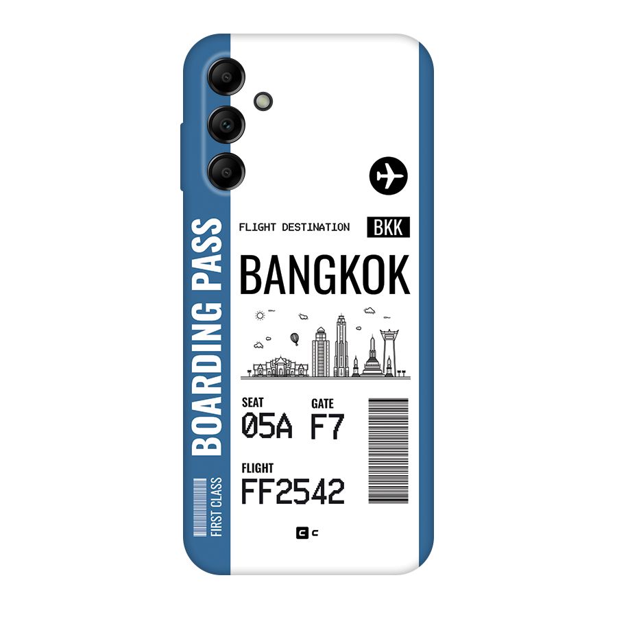 Bangkok Boarding Pass Back Case for Galaxy A14 5G