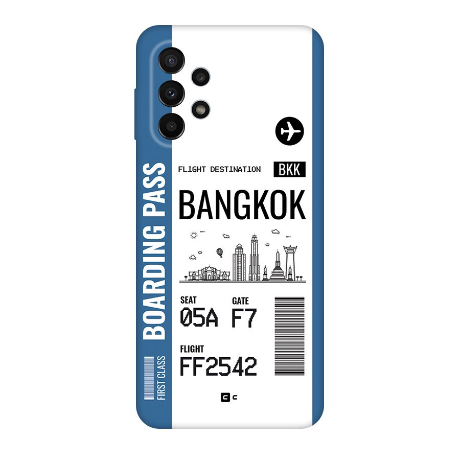 Bangkok Boarding Pass Back Case for Galaxy A23