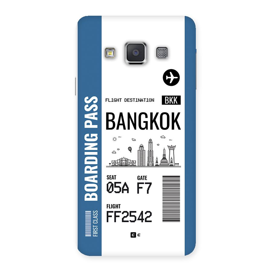Bangkok Boarding Pass Back Case for Galaxy A3