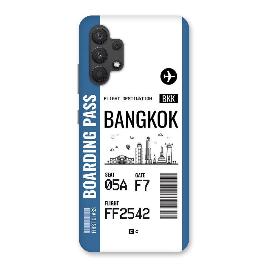 Bangkok Boarding Pass Back Case for Galaxy A32