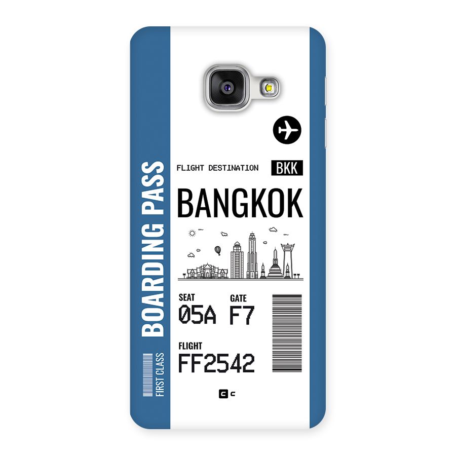 Bangkok Boarding Pass Back Case for Galaxy A3 (2016)