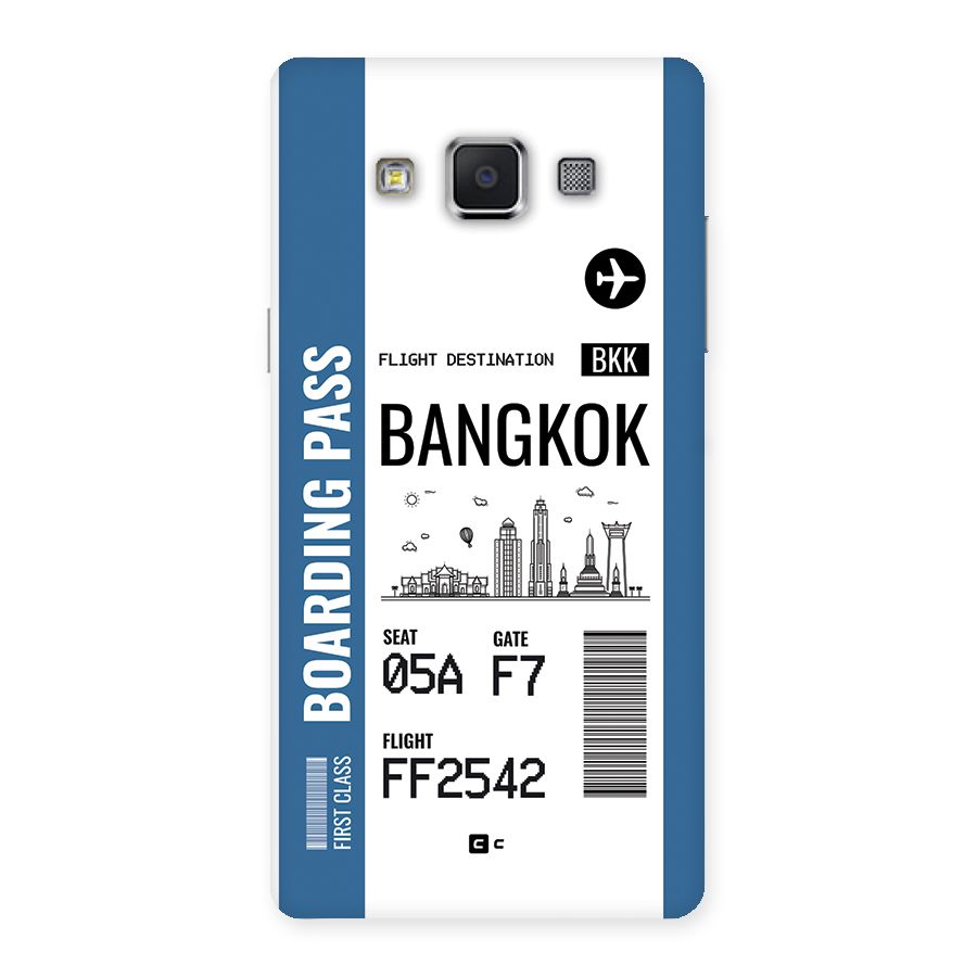 Bangkok Boarding Pass Back Case for Galaxy A5