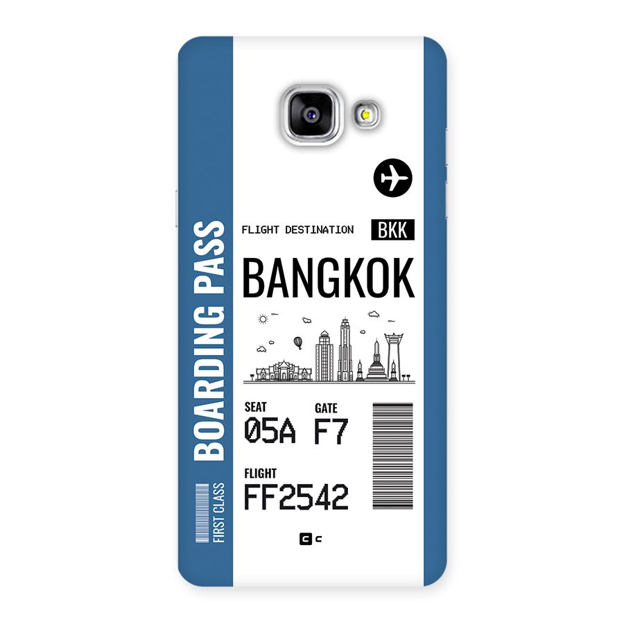 Bangkok Boarding Pass Back Case for Galaxy A5 (2016)