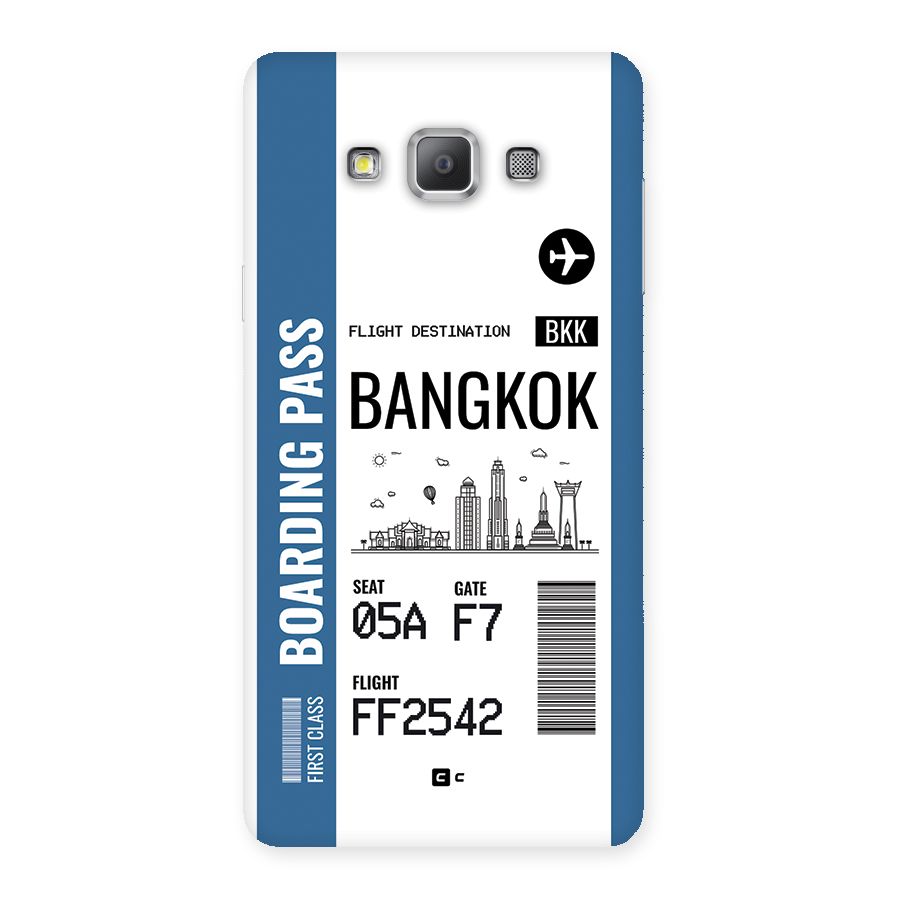 Bangkok Boarding Pass Back Case for Galaxy A7