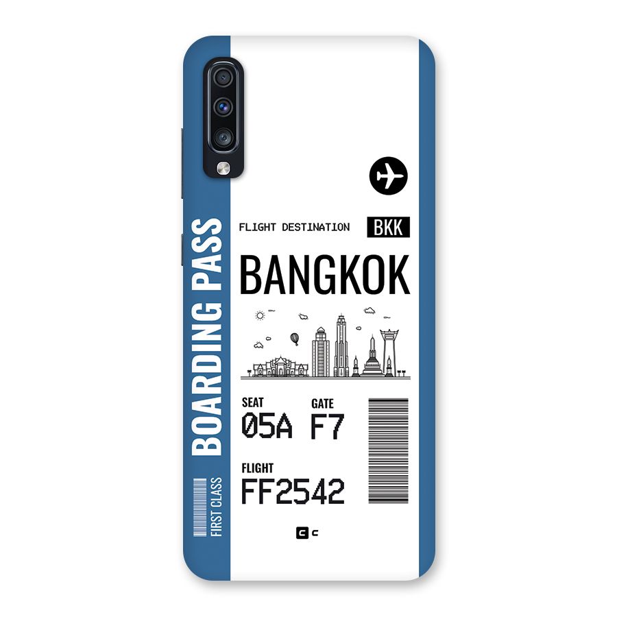Bangkok Boarding Pass Back Case for Galaxy A70s