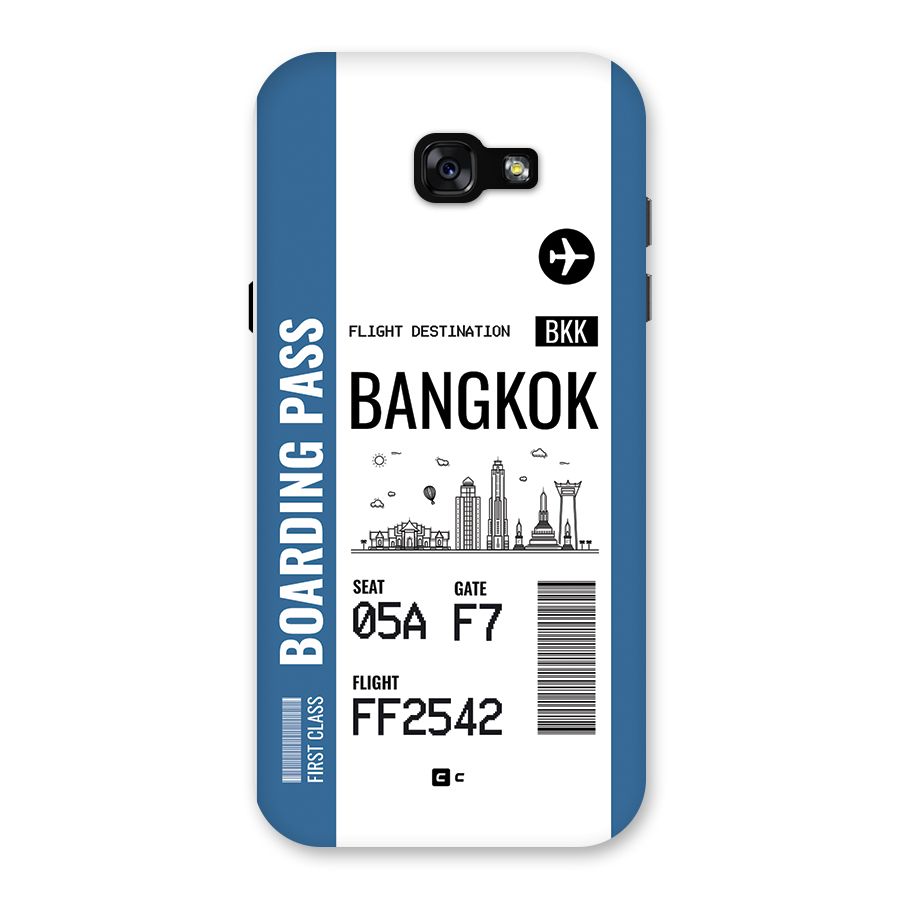 Bangkok Boarding Pass Back Case for Galaxy A7 (2017)