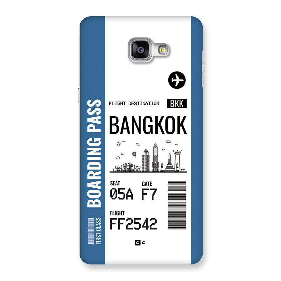 Bangkok Boarding Pass Back Case for Galaxy A9