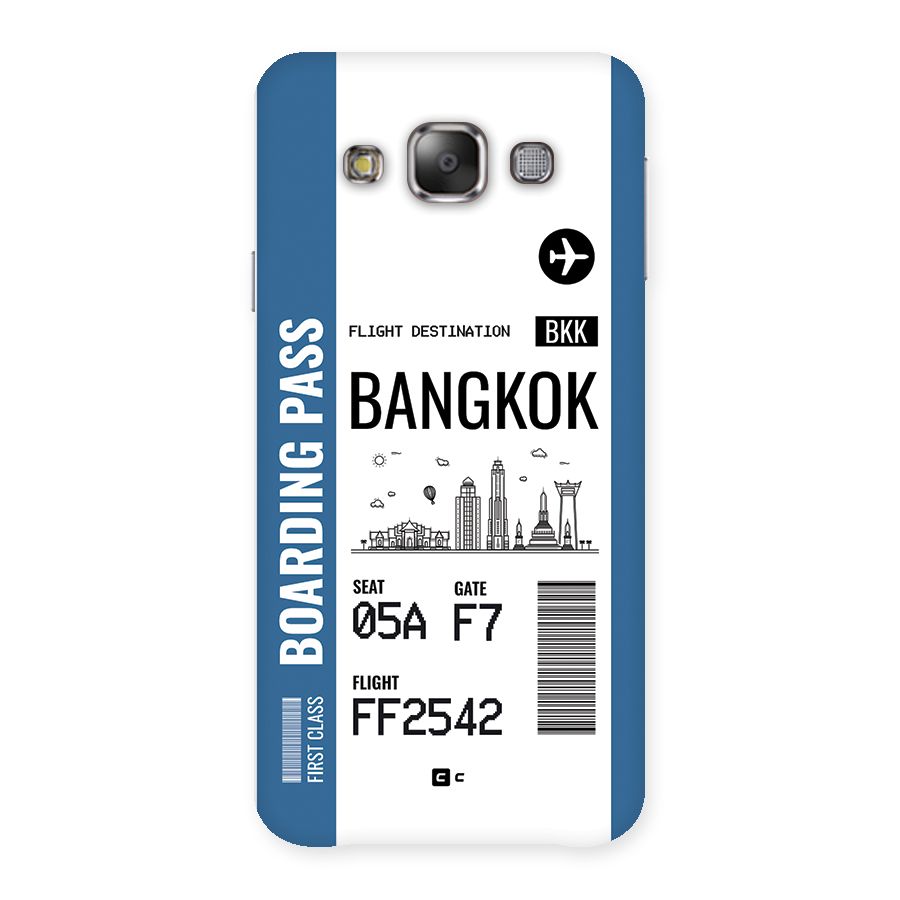 Bangkok Boarding Pass Back Case for Galaxy E7
