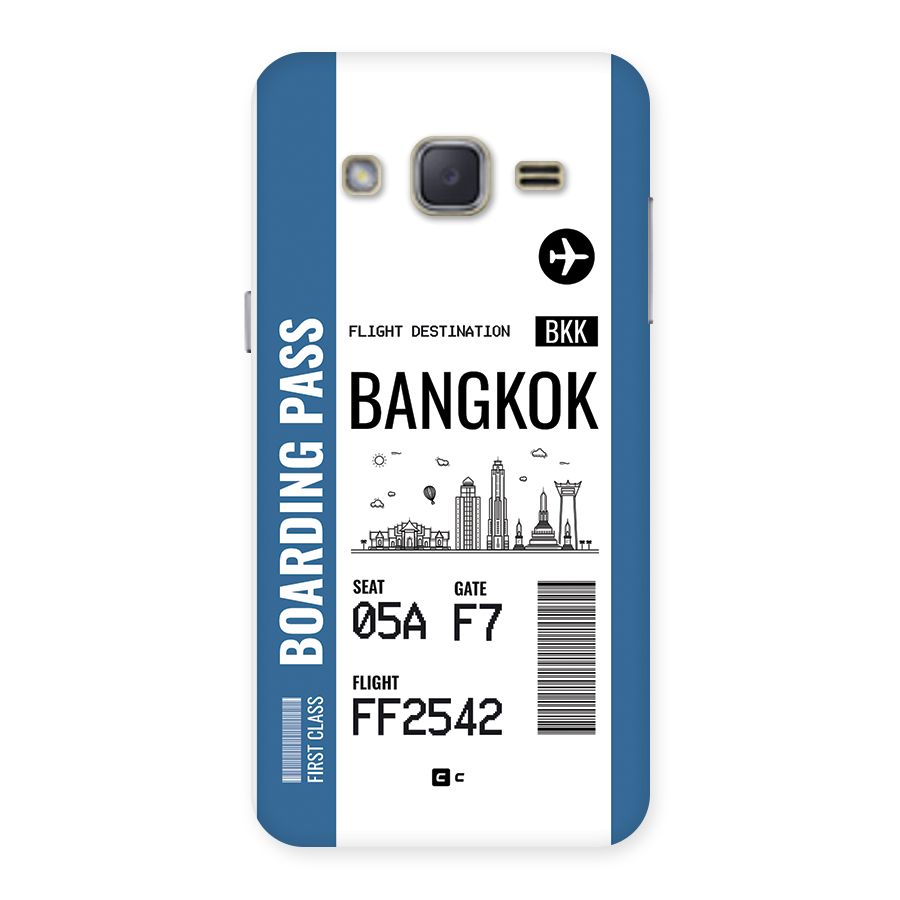 Bangkok Boarding Pass Back Case for Galaxy J2