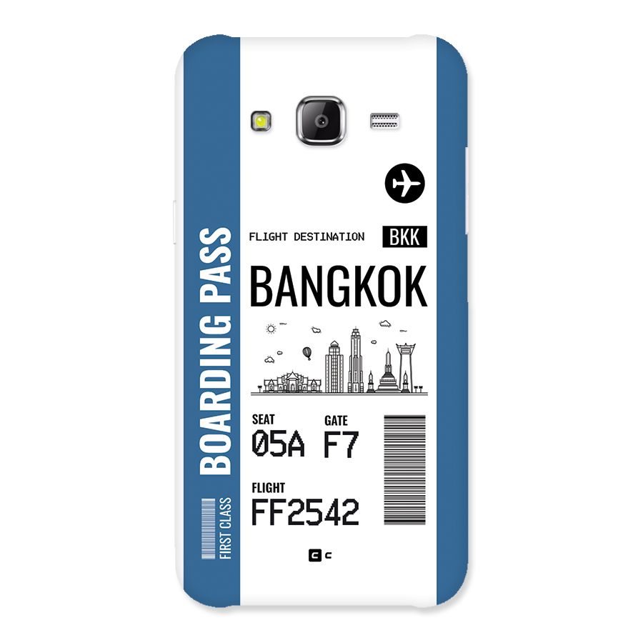 Bangkok Boarding Pass Back Case for Galaxy J2 Prime