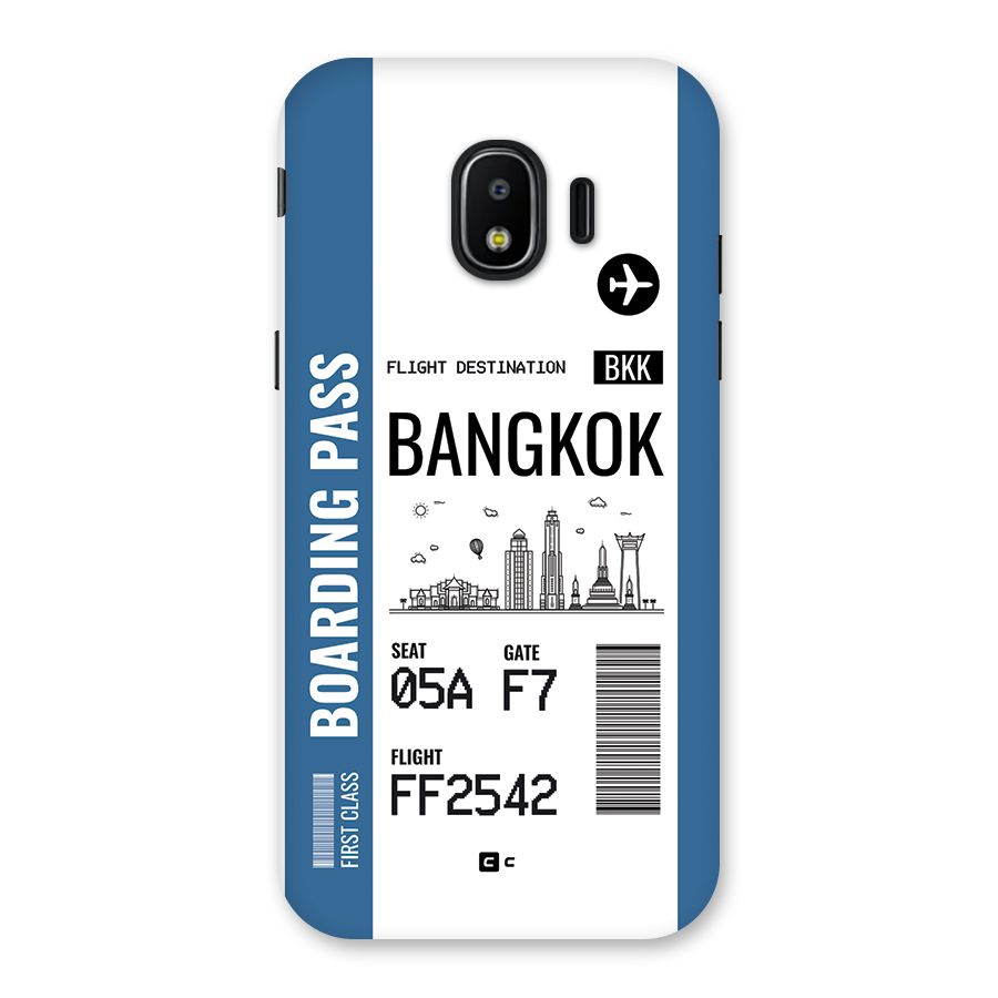 Bangkok Boarding Pass Back Case for Galaxy J2 Pro 2018
