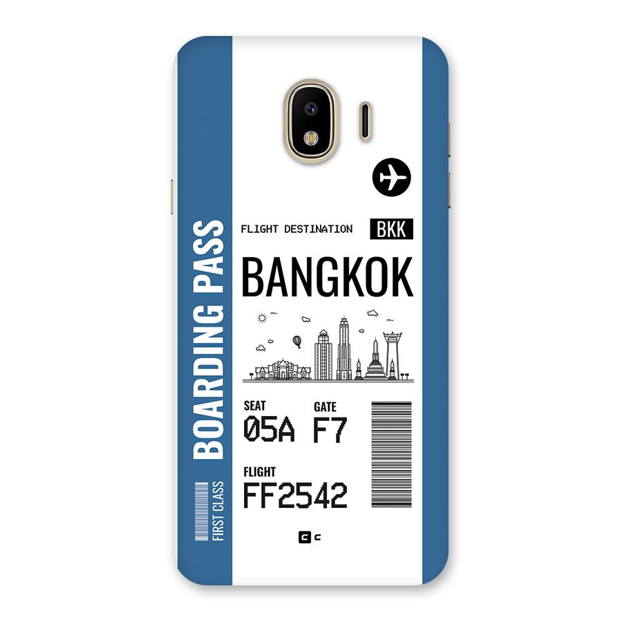 Bangkok Boarding Pass Back Case for Galaxy J4