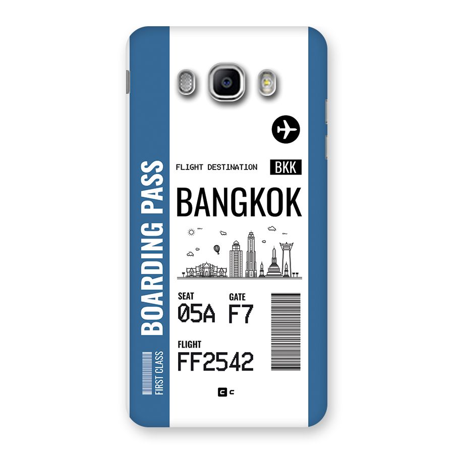 Bangkok Boarding Pass Back Case for Galaxy J5 2016