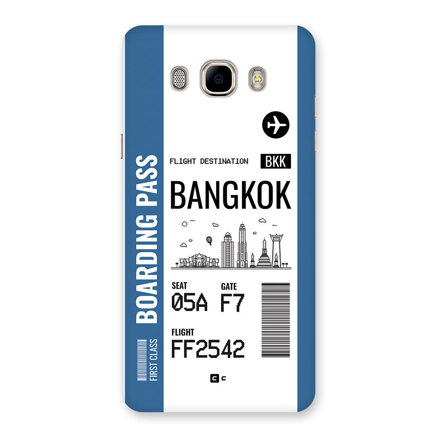 Bangkok Boarding Pass Back Case for Galaxy J7 2016