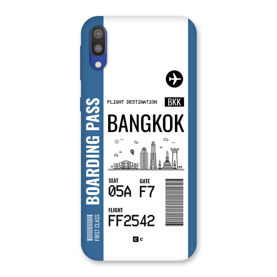 Bangkok Boarding Pass Back Case for Galaxy M10
