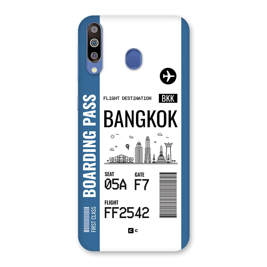 Bangkok Boarding Pass Back Case for Galaxy M30