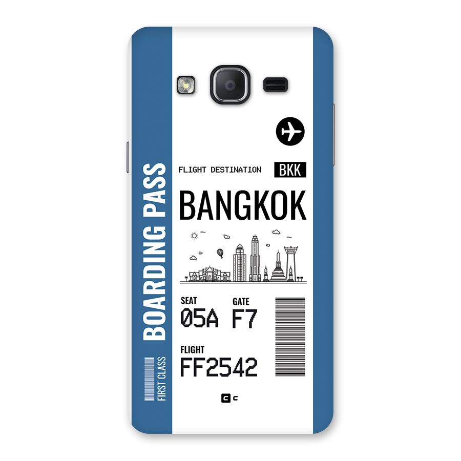 Bangkok Boarding Pass Back Case for Galaxy On7 Pro