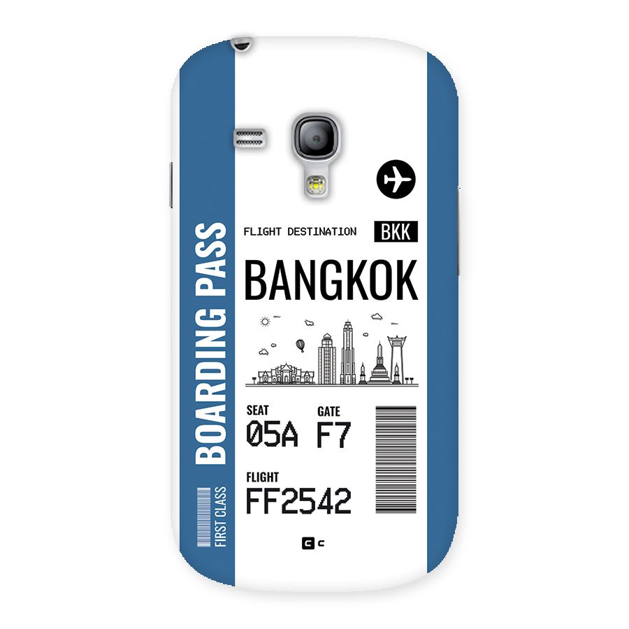 Bangkok Boarding Pass Back Case for Galaxy S3 Mini