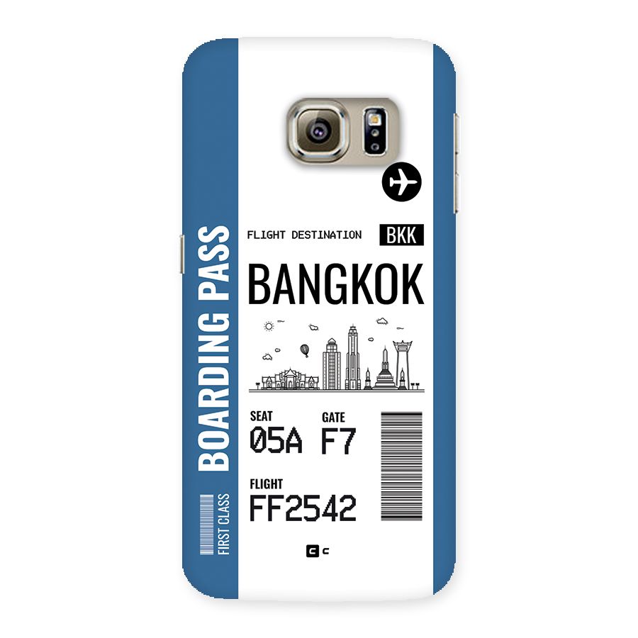 Bangkok Boarding Pass Back Case for Galaxy S6 Edge Plus