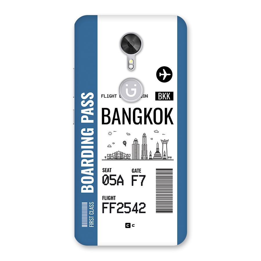 Bangkok Boarding Pass Back Case for Gionee A1