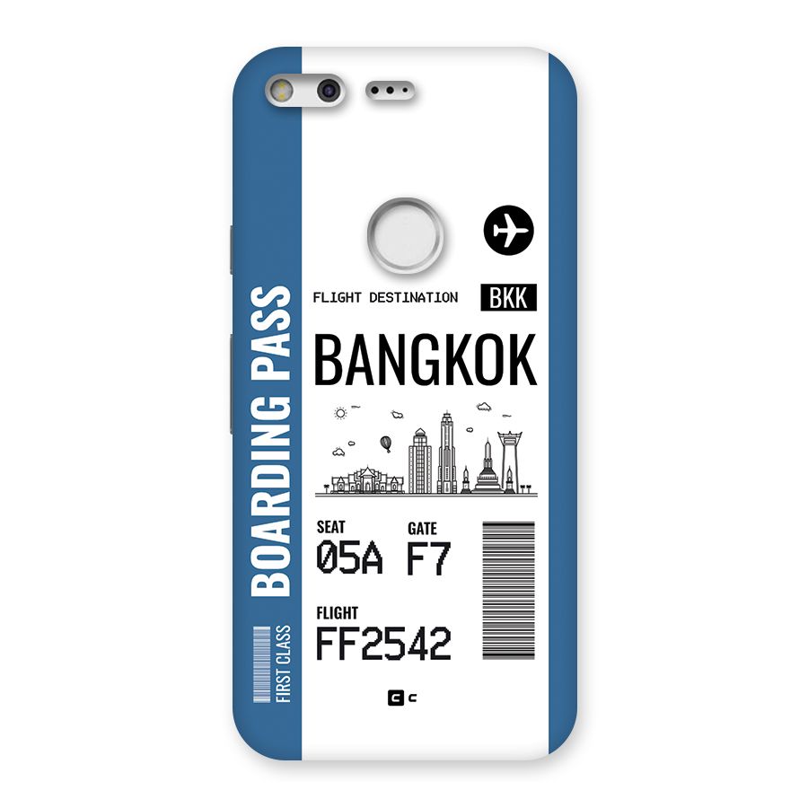 Bangkok Boarding Pass Back Case for Google Pixel