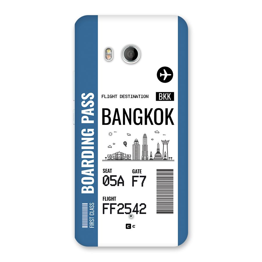 Bangkok Boarding Pass Back Case for HTC U11