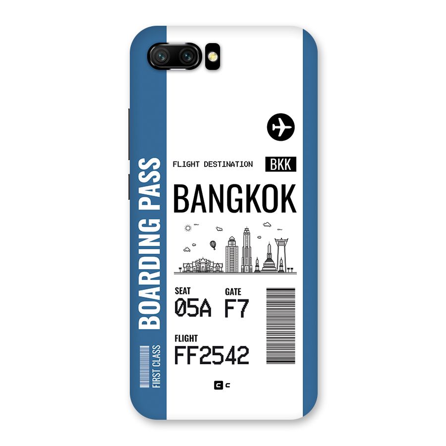 Bangkok Boarding Pass Back Case for Honor 10