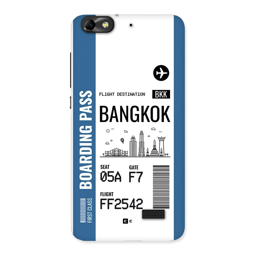 Bangkok Boarding Pass Back Case for Honor 4C